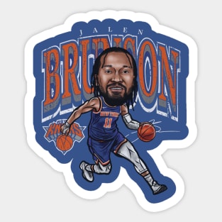 Jalen Brunson NYK Cartoon Sticker